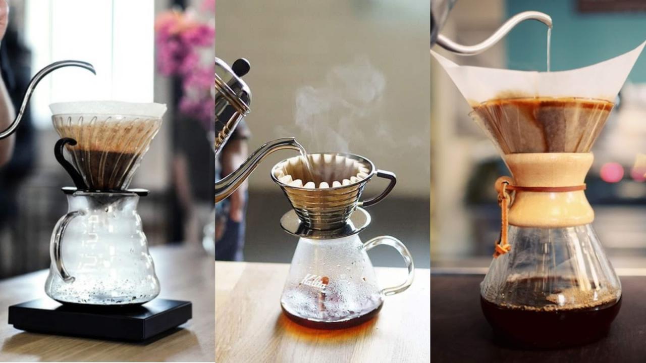 Mengenal Metode Seduh V60, Kalita Wave dan Chemex – LUDEN
